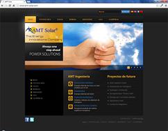 diseño pagina web amt solar
